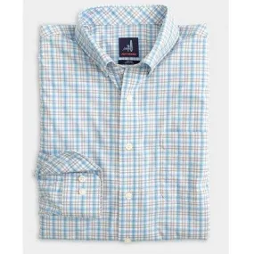 Novak PREP-FORMANCE Button Up Shirt in Maliblu by Johnnie-O