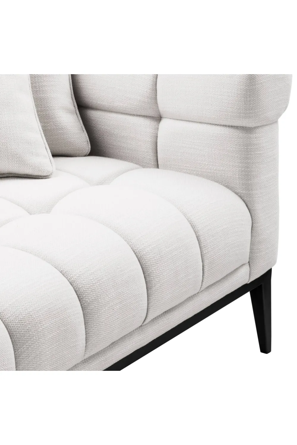 (Open Box) White Tufted Sofa | Eichholtz Aurelio