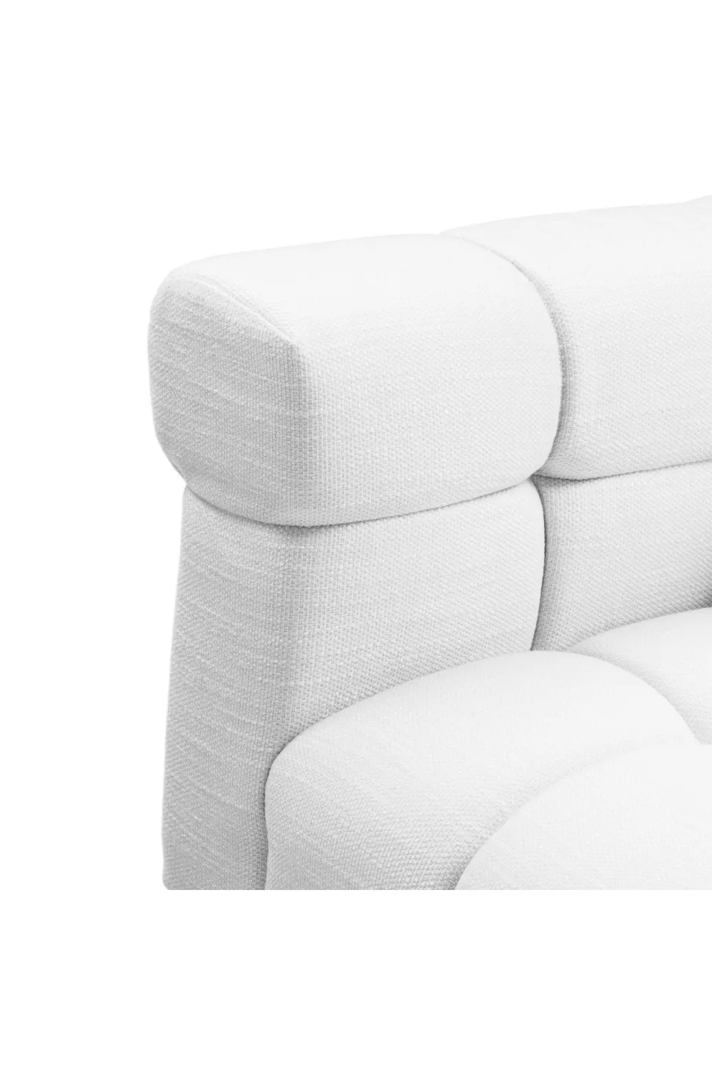 (Open Box) White Tufted Sofa | Eichholtz Aurelio