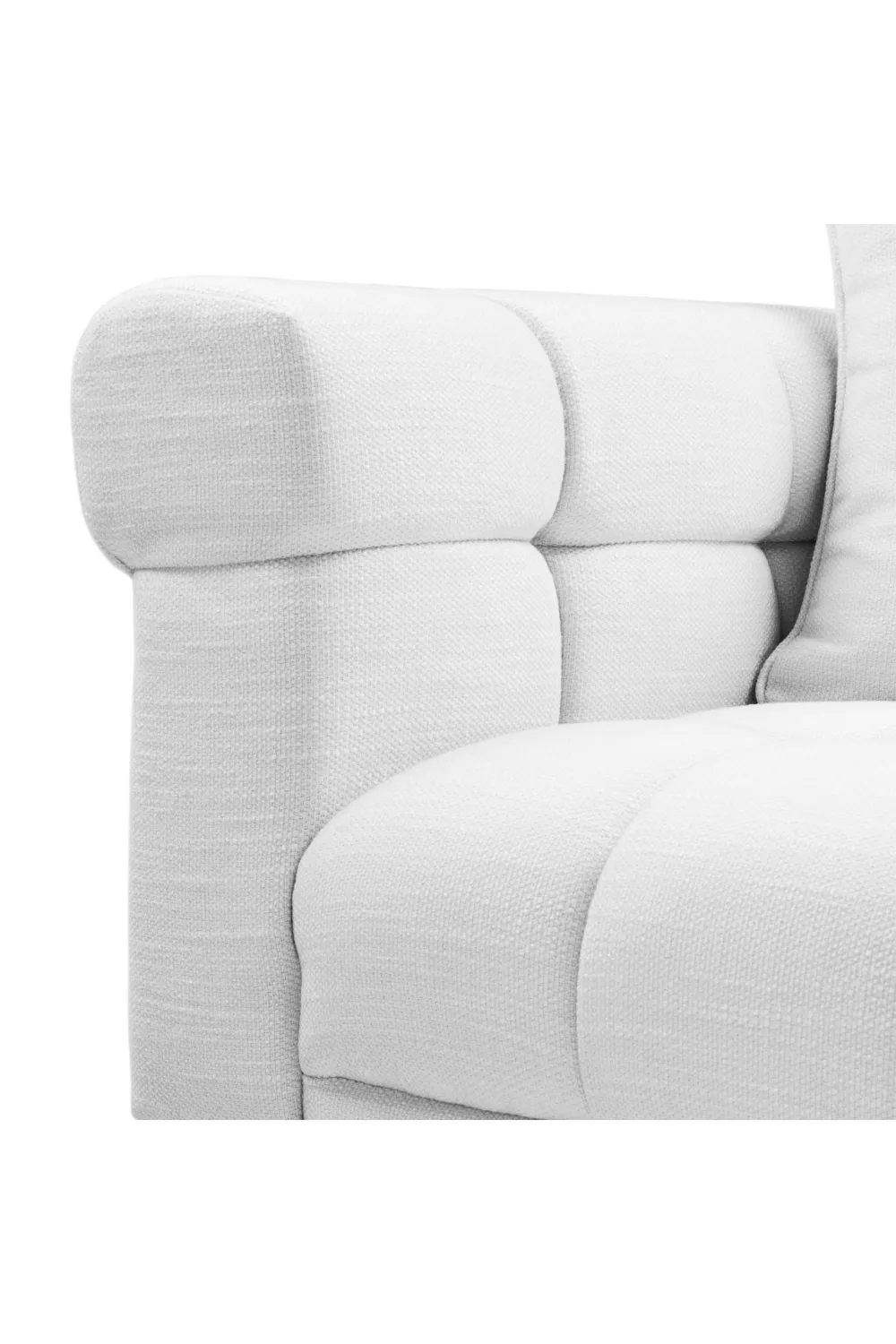 (Open Box) White Tufted Sofa | Eichholtz Aurelio