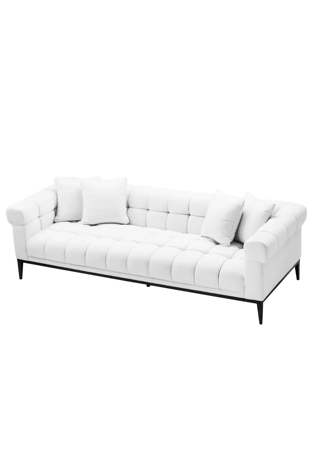 (Open Box) White Tufted Sofa | Eichholtz Aurelio