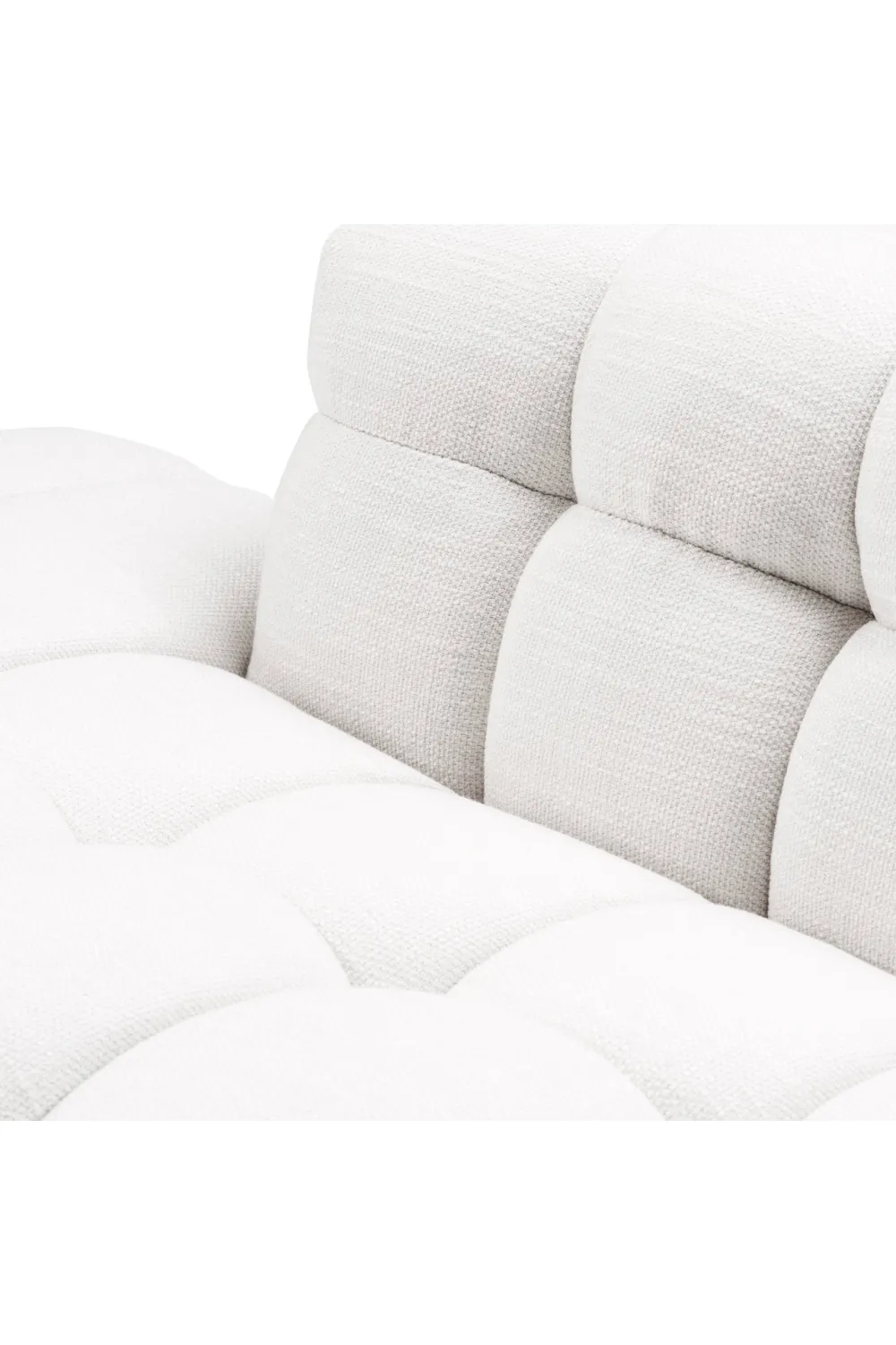 (Open Box) White Tufted Sofa | Eichholtz Aurelio