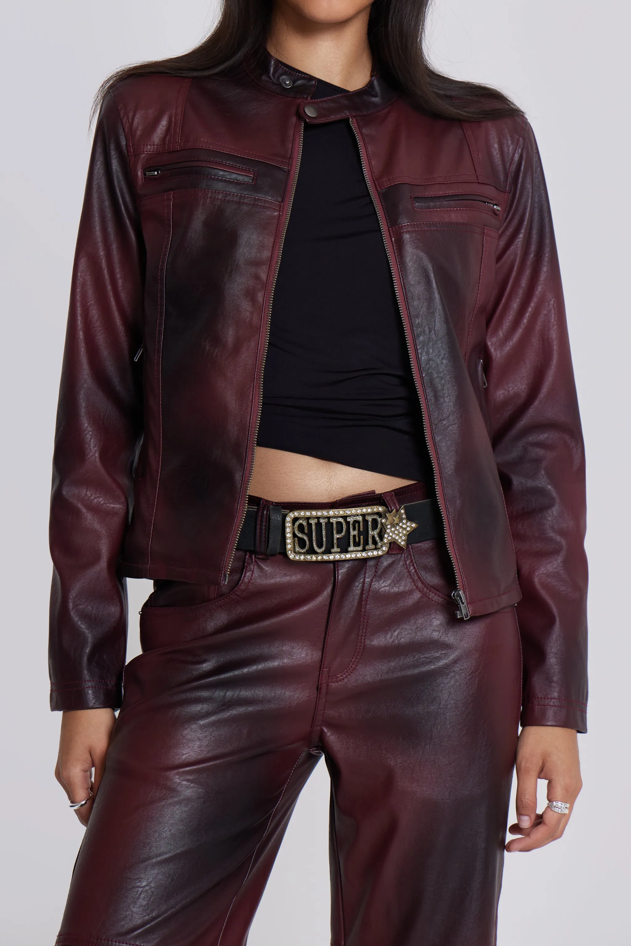 Oxblood Piston Jacket
