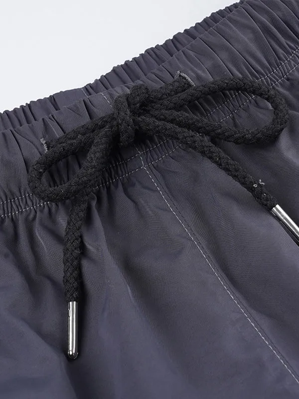 Patchwork Baggy Nylon Sweatpants