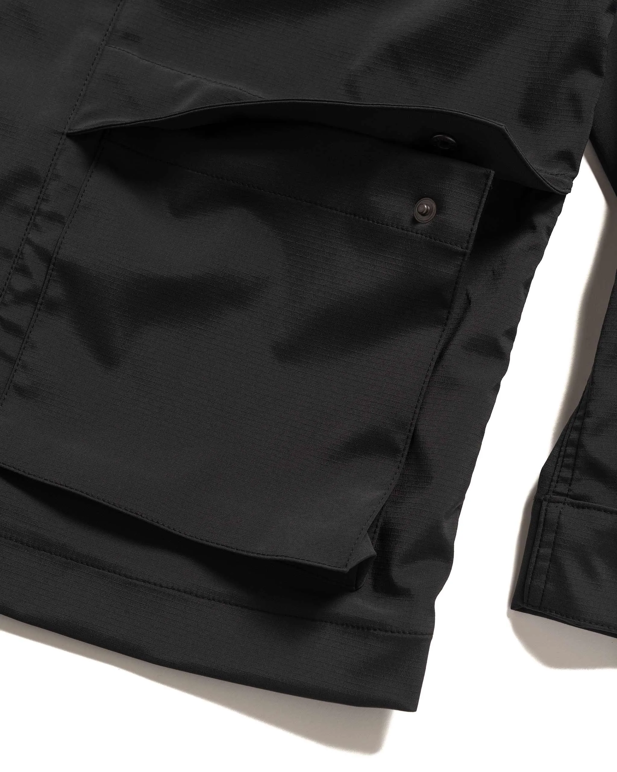 Recon Jacket - GORE-TEX WINDSTOPPER® 3L Nylon Ripstop Black