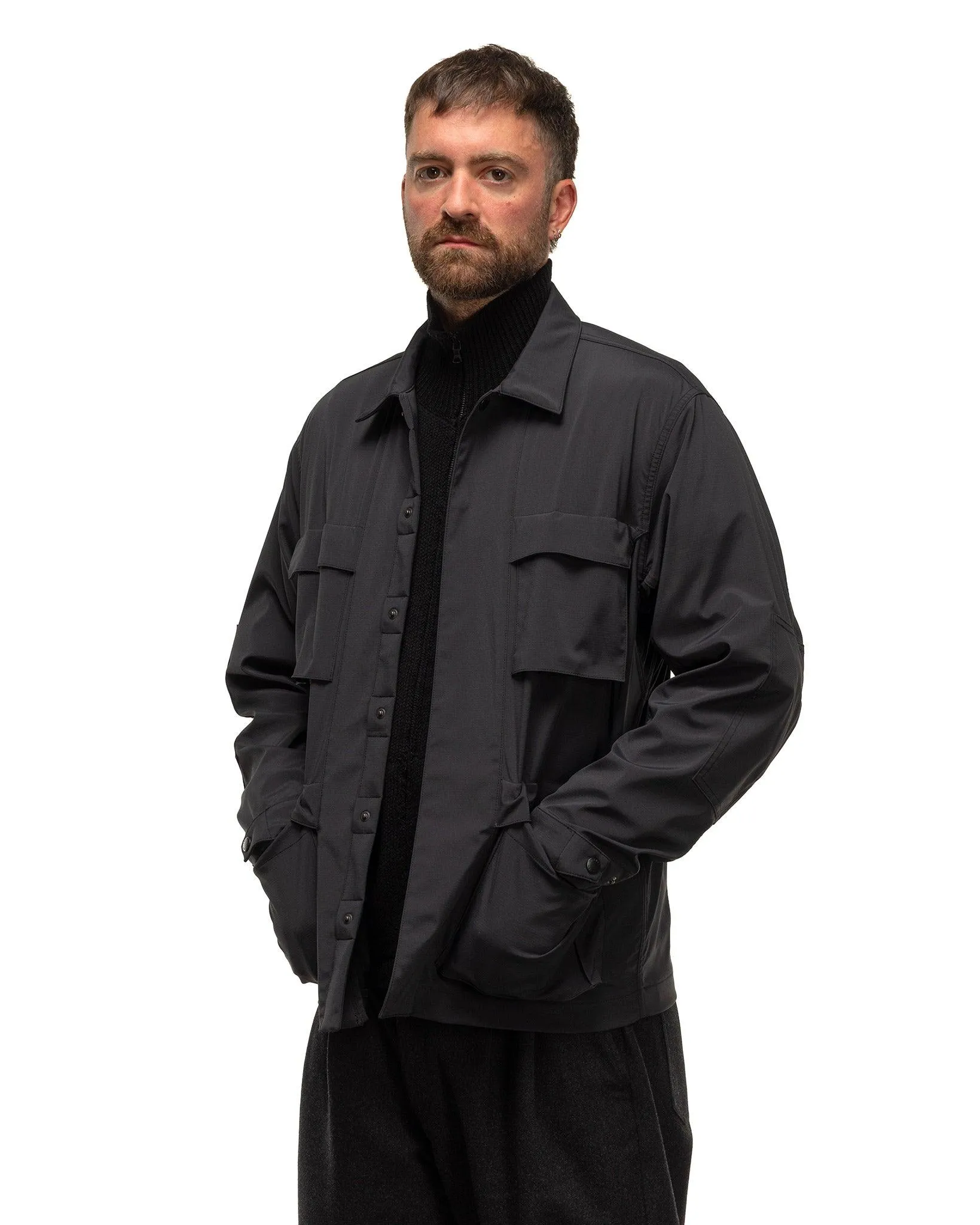 Recon Jacket - GORE-TEX WINDSTOPPER® 3L Nylon Ripstop Black