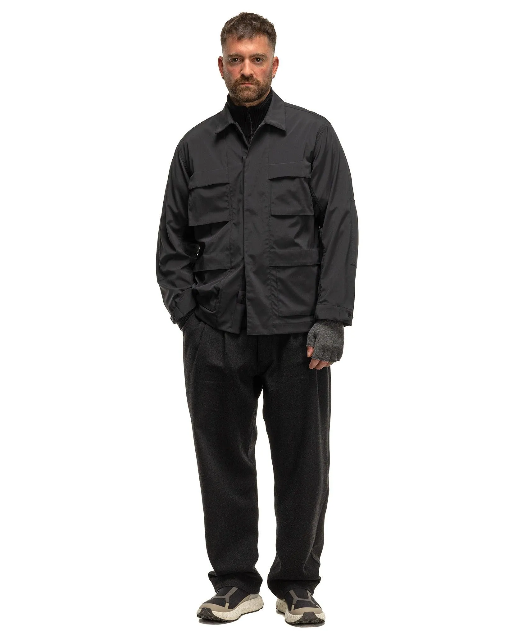 Recon Jacket - GORE-TEX WINDSTOPPER® 3L Nylon Ripstop Black