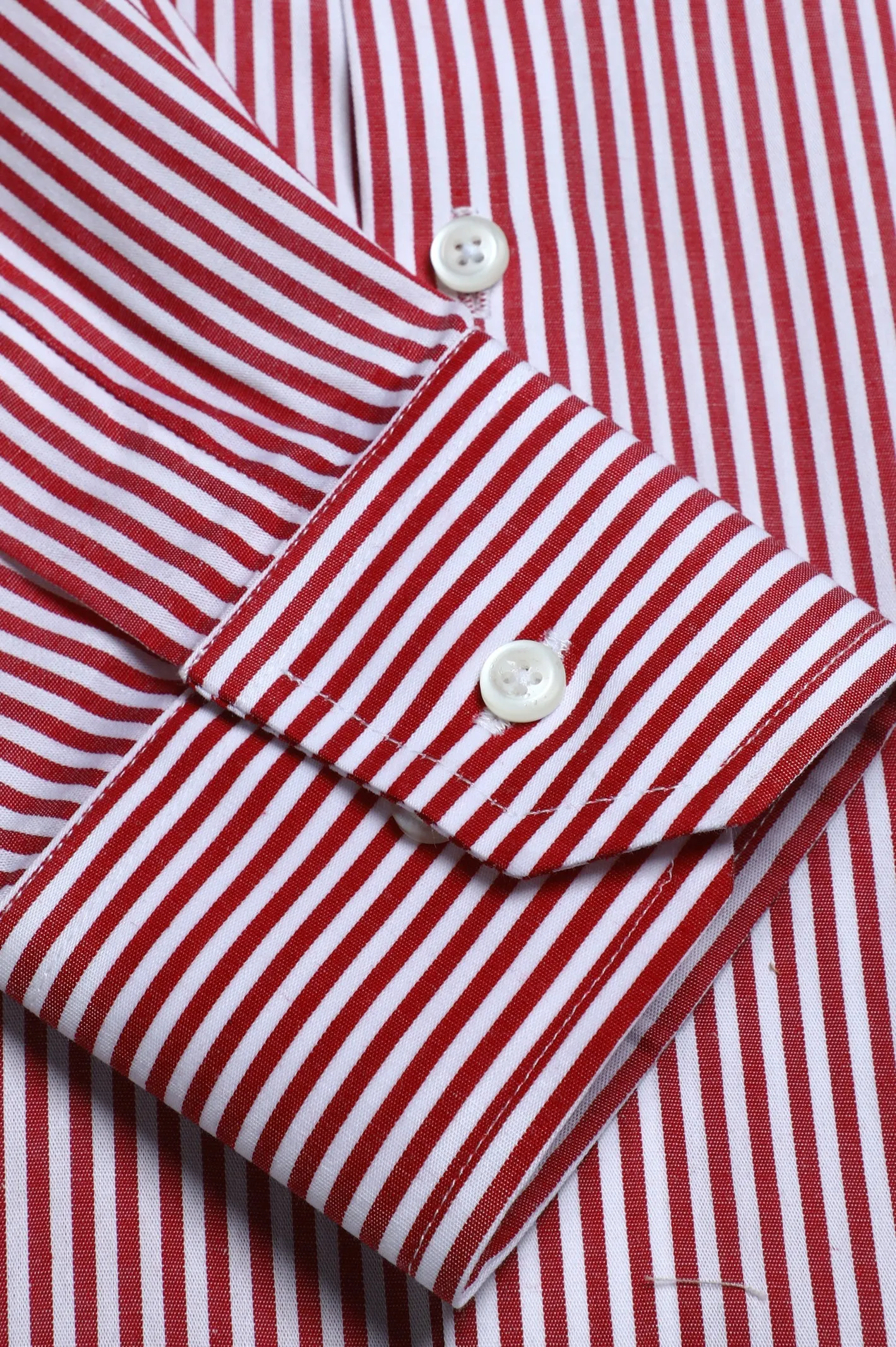 Red Stripe Formal Shirt