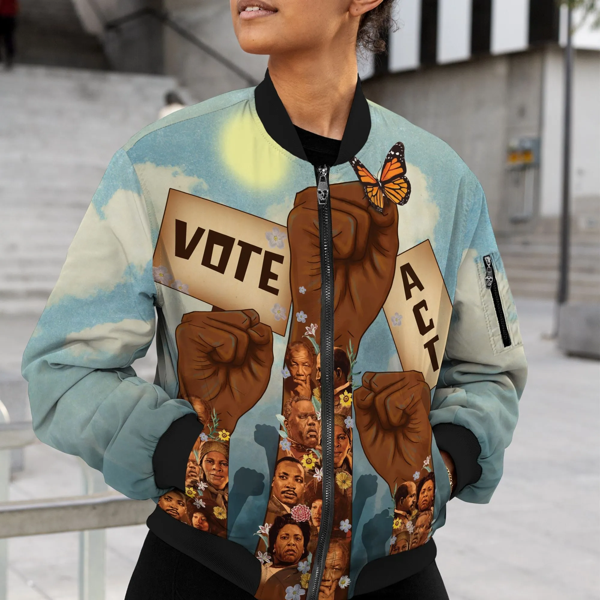 Rise with Resolve Bomber Jacket