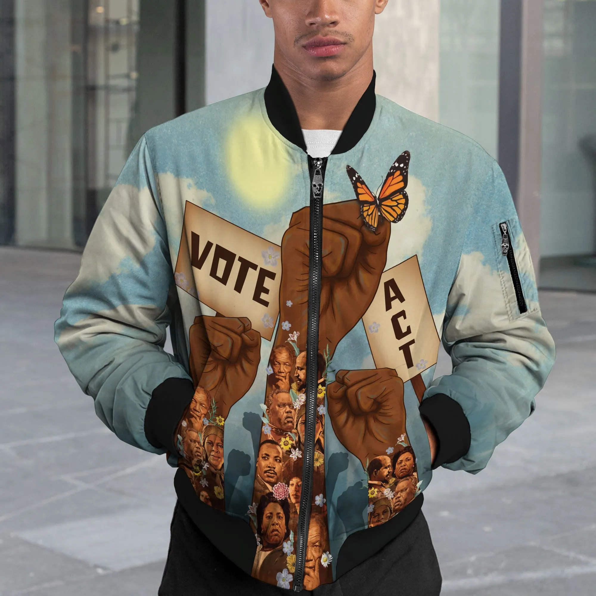 Rise with Resolve Bomber Jacket