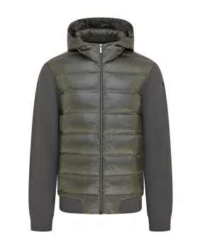 RRD Quilted Zip Hybrid Down Jacket (Green)