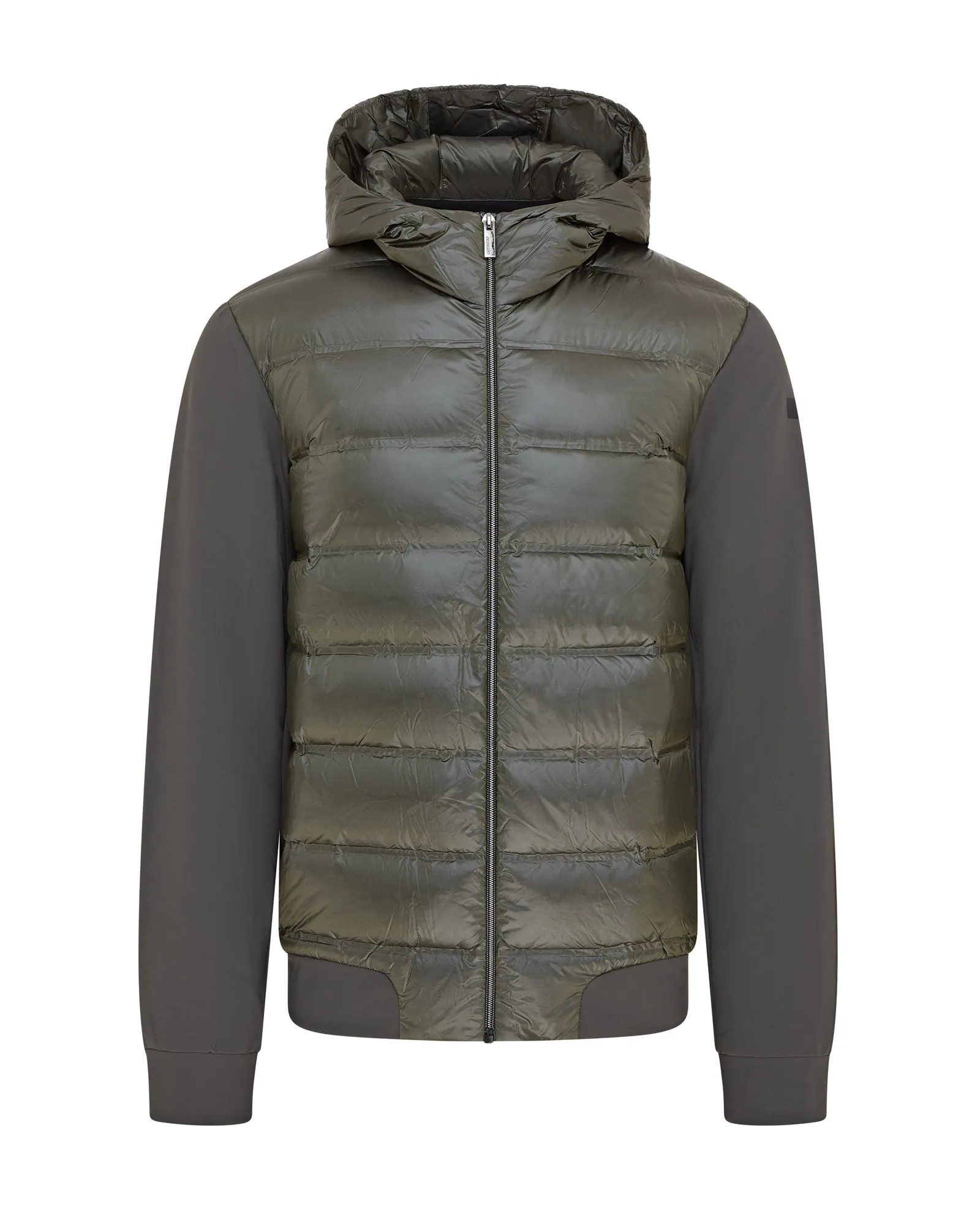 RRD Quilted Zip Hybrid Down Jacket (Green)