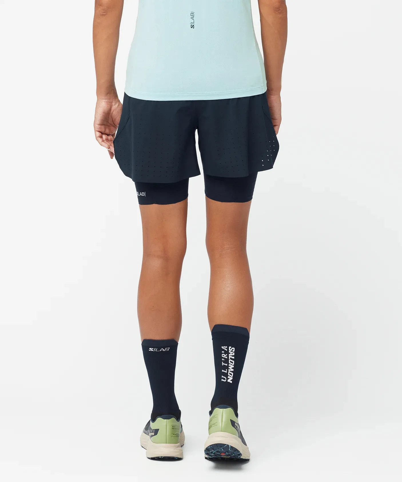 Salomon Women&#x27;s S/Lab Ultra 2in1 Shorts Night Sky/Night Sky | Buy Salomon Women&#x27;s S/Lab Ultra 2in1 Shorts Night Sky/Night Sky here | Outnorth
