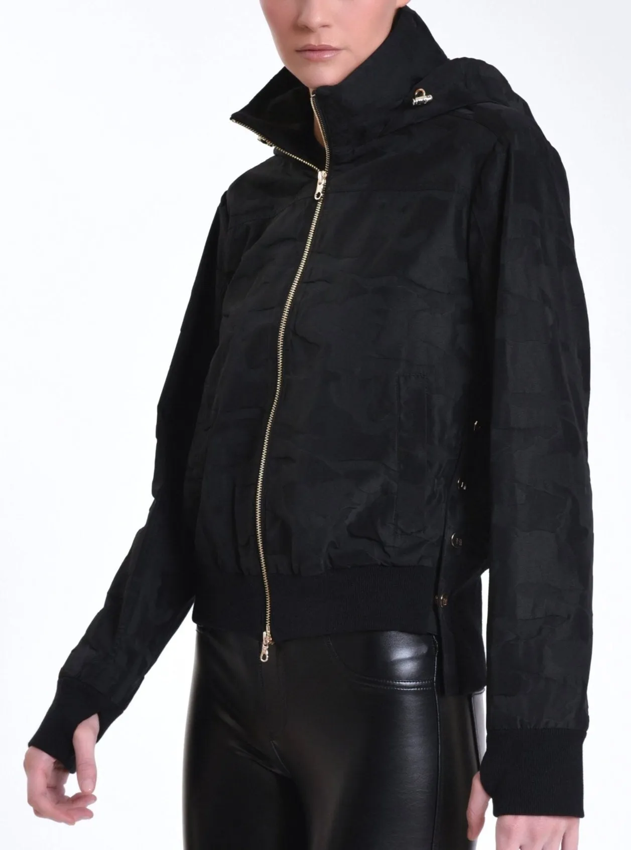 Violette Gold Camo Bomber